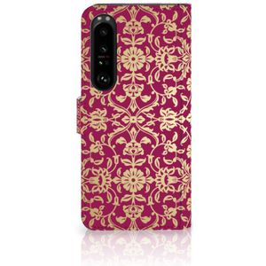 Wallet Case Sony Xperia 1 IV Barok Pink