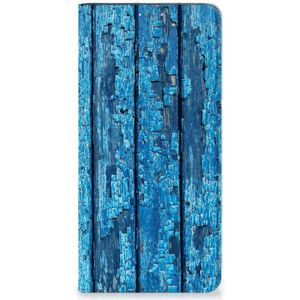 Samsung Galaxy A14 4G Book Wallet Case Wood Blue
