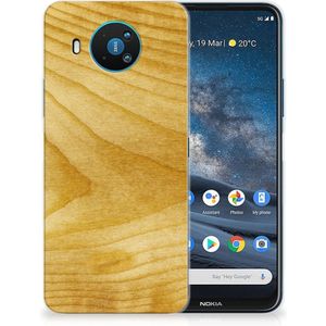 Nokia 8.3 Bumper Hoesje Licht Hout