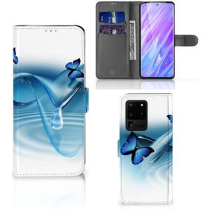 Samsung Galaxy S20 Ultra Telefoonhoesje met Pasjes Vlinders