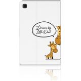 Samsung Galaxy Tab A7 (2020) Hippe Tablet Hoes Giraffe