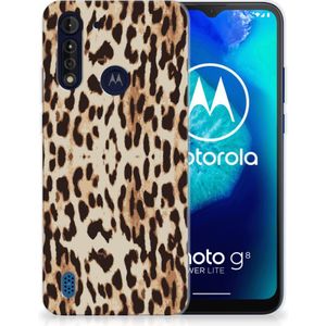 Motorola Moto G8 Power Lite TPU Hoesje Leopard