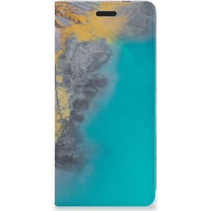 Nokia 3.1 (2018) Standcase Marble Blue Gold