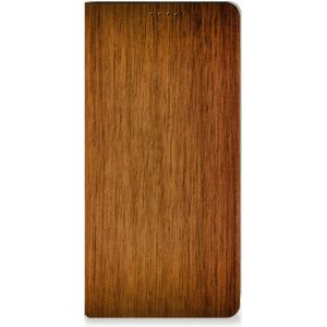 Samsung Galaxy A15 Book Wallet Case Donker Hout