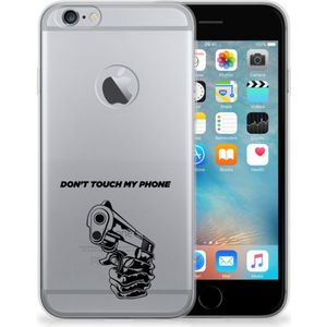 Apple iPhone 6 Plus | 6s Plus Silicone-hoesje Gun Don't Touch My Phone