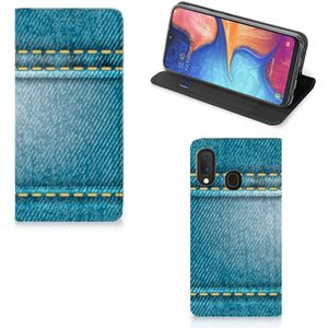 Samsung Galaxy A20e Hippe Standcase Jeans