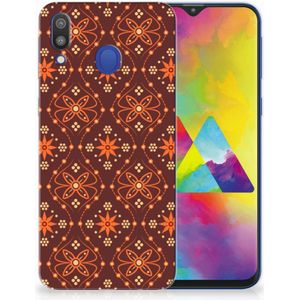 Samsung Galaxy M20 (Power) TPU bumper Batik Brown