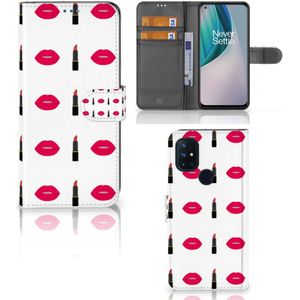 OnePlus Nord N10 Telefoon Hoesje Lipstick Kiss