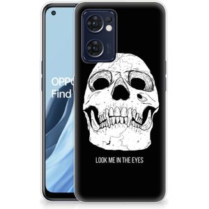 Silicone Back Case OPPO Reno 7 5G | Find X5 Lite Skull Eyes