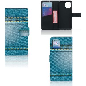 Motorola Edge 20 Lite Wallet Case met Pasjes Jeans