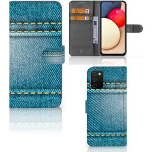 Samsung Galaxy A03s Wallet Case met Pasjes Jeans