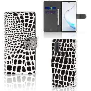 Samsung Galaxy Note 10 Telefoonhoesje met Pasjes Slangenprint