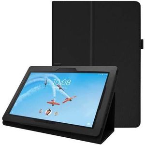 Lenovo Tab E10 Tablethoesje Zwart met Standaard