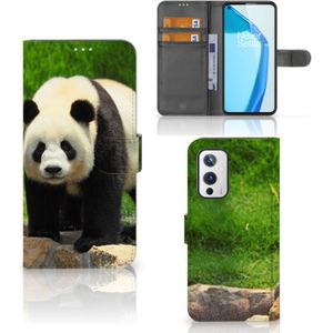 OnePlus 9 Telefoonhoesje met Pasjes Panda