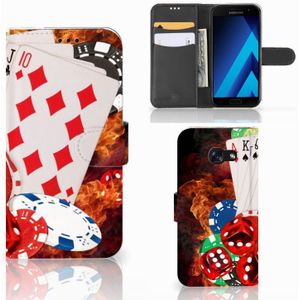 Samsung Galaxy A5 2017 Wallet Case met Pasjes Casino