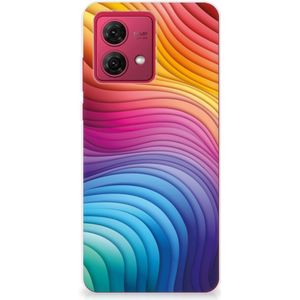 TPU Hoesje voor Motorola Moto G84 Regenboog