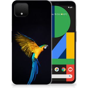 Google Pixel 4 XL TPU Hoesje Papegaai