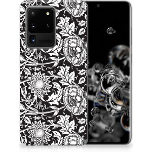 Samsung Galaxy S20 Ultra TPU Case Black Flowers