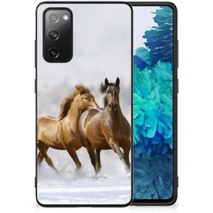 Samsung Galaxy S20 FE Dierenprint Telefoonhoesje Paarden