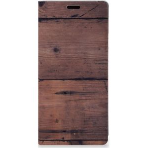 Samsung Galaxy Note 9 Book Wallet Case Old Wood