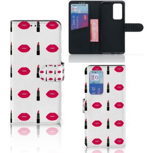 Huawei P40 Pro Telefoon Hoesje Lipstick Kiss