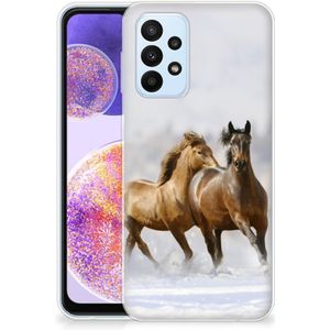 Samsung Galaxy A23 TPU Hoesje Paarden