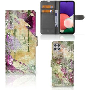 Hoesje Samsung Galaxy A22 5G Letter Painting