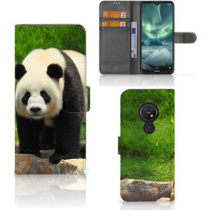 Nokia 7.2 | Nokia 6.2 Telefoonhoesje met Pasjes Panda