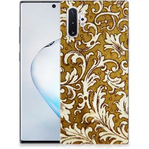 Siliconen Hoesje Samsung Galaxy Note 10 Plus Barok Goud