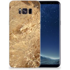 Samsung Galaxy S8 Plus TPU Siliconen Hoesje Marmer Creme