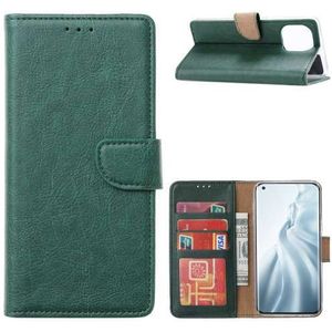 Wallet Case Xiaomi Mi 11 Groen met Pasjeshouder