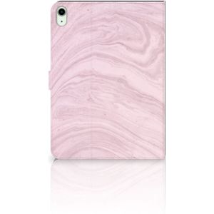 iPad Air (2020/2022) 10.9 inch Leuk Tablet hoesje  Marble Pink - Origineel Cadeau Vriendin