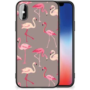 iPhone X | Xs Dierenprint Telefoonhoesje Flamingo
