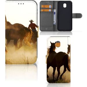 Samsung Galaxy J5 2017 Telefoonhoesje met Pasjes Design Cowboy