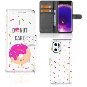 OPPO Find X5 Pro Book Cover Donut Roze