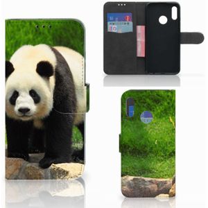 Honor 10 Lite Telefoonhoesje met Pasjes Panda