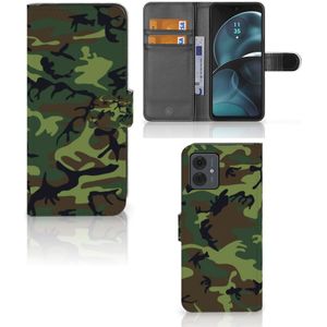 Motorola Moto G14 Telefoon Hoesje Army Dark