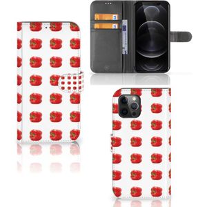 Apple iPhone 12 Pro Max Book Cover Paprika Red