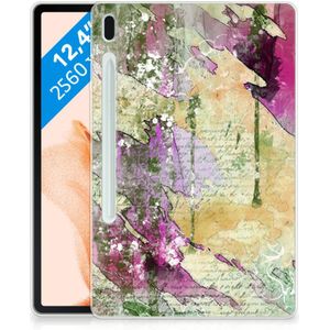 Tablethoes Samsung Galaxy Tab S7FE Letter Painting