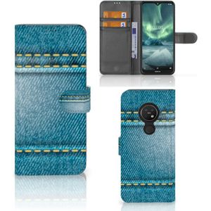 Nokia 7.2 | Nokia 6.2 Wallet Case met Pasjes Jeans