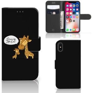 Apple iPhone X | Xs Leuk Hoesje Giraffe