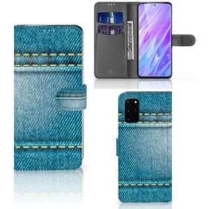 Samsung Galaxy S20 Plus Wallet Case met Pasjes Jeans