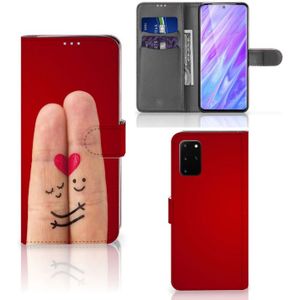 Samsung Galaxy S20 Plus Wallet Case met Pasjes Liefde - Origineel Romantisch Cadeau