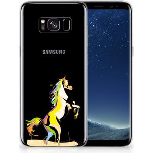 Samsung Galaxy S8 Telefoonhoesje met Naam Horse Color