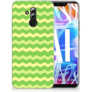 Huawei Mate 20 Lite TPU bumper Waves Green