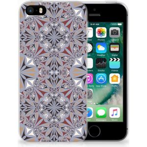 Apple iPhone SE | 5S TPU Siliconen Hoesje Flower Tiles