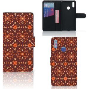 Huawei Y7 (2019) Telefoon Hoesje Batik Brown