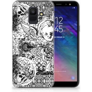 Silicone Back Case Samsung Galaxy A6 (2018) Skulls Angel
