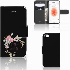 Apple iPhone 5 | 5s | SE Leuk Hoesje Boho Text