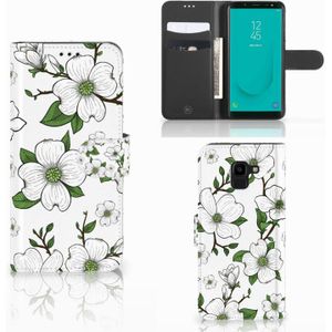 Samsung Galaxy J6 2018 Hoesje Dogwood Flowers